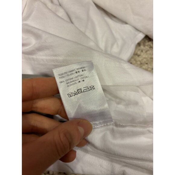 Balenciaga White Back Logo Tee - Picture 3 of 5